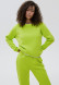 Natural color basic women three-thread insulated sweatshirt